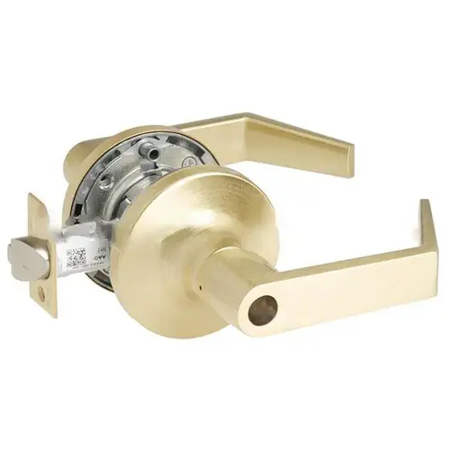 5400LN Series Heavy Duty Lever lock, Satin Brass