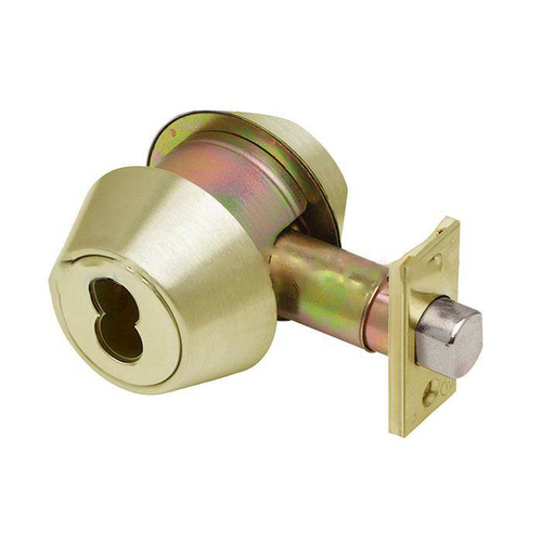 DB2000 Single Cylinder Deadbolt, Bright Polished Brass