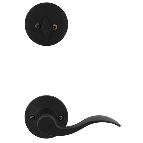 MaxGrade London Wave Style Active Interior Trim Oil Rubbed Bronze Finish with Adjustable Latch and Combo Full Lip Strikes
