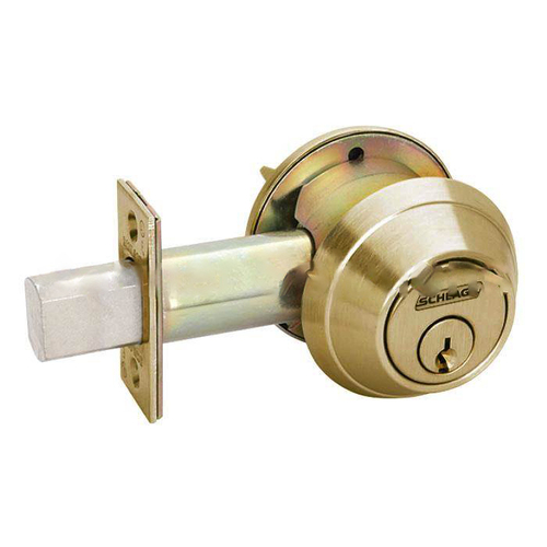 Schlage Commercial B660P-609-12-630-10-094 B660P Single Cylinder Deadbolt, Satin Stainless Steel