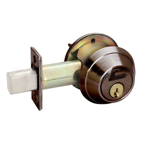 Schlage Commercial B660P-613-12-630-10-094 B660P Single Cylinder Deadbolt, Satin Stainless Steel