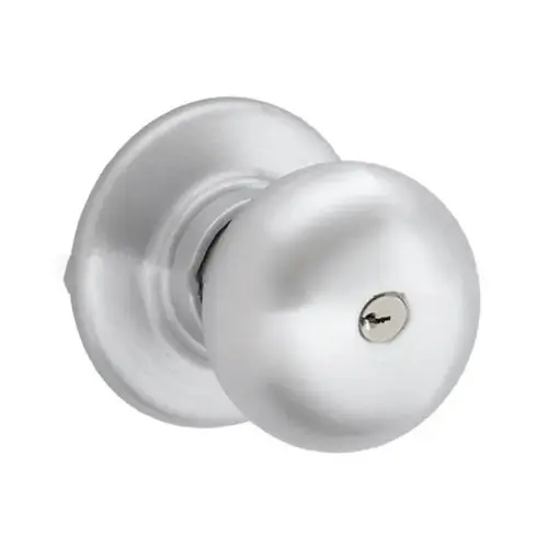 D73LD Plymouth Corridor Lock, Satin Chrome