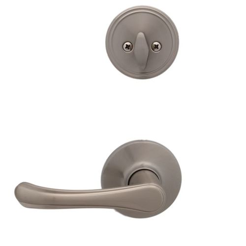 Trent Active Interior Trim Satin Nickel Finish with Adjustable Latch and Combo Full Lip Strikes