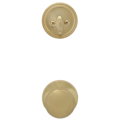 Watson Active Interior Trim Bright Brass Finish with Adjustable Latch and Combo Full Lip Strikes