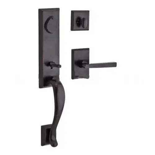 Fairbanks Handleset with Taper Lever Dark Bronze