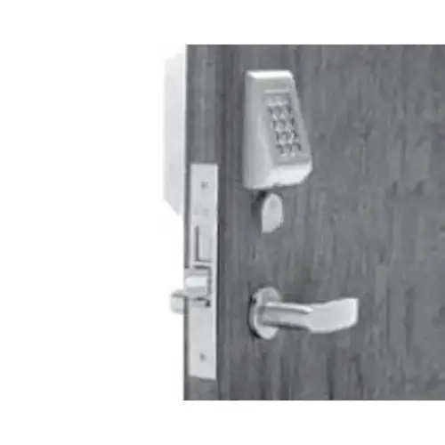 8200 Series KP8278 Keypad Entry w/ Cylinder less Deadbolt Mortise Lock Satin Chrome