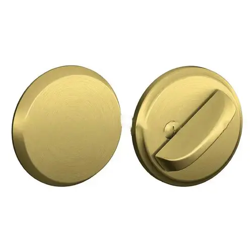 B80 One Sided Deadbolt with Exterior Plate, Oxidized Satin Brass Clear Coated B80 One Sided Deadbolt with Exterior Plate, Oxidized Satin Brass Clear Coated