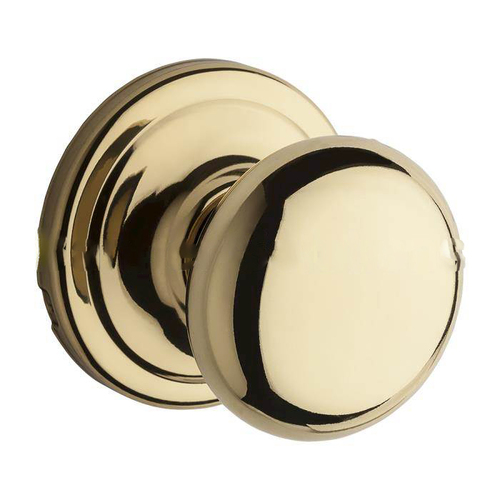 Hancock Passage Knob Bright Polished Brass