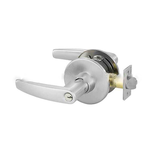 11 Line G04 Storeroom/Closet Lever Lockset, Satin Chrome