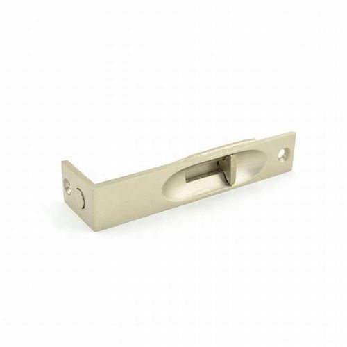 Solid Brass 4" Manual Flush Bolt Satin Nickel Finish