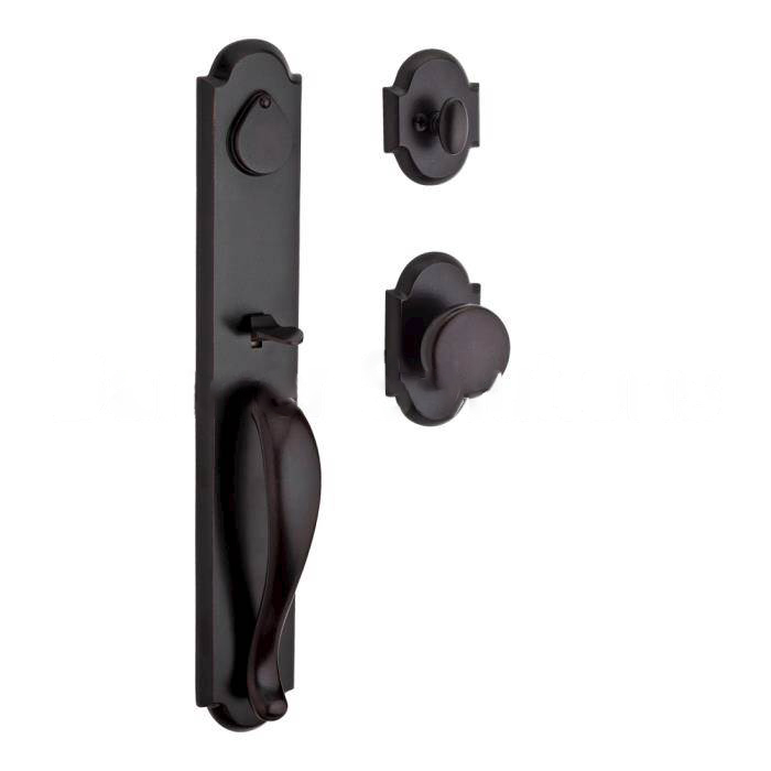 Baldwin SC-ELK-RUS-RAR-481 Elkhorn Handleset with Rustic