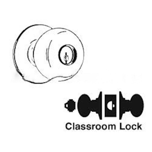 A Series Classroom Plymouth Lock C Keyway with 11096 Latch 10001 Strike Oil Rubbed Bronze Finish