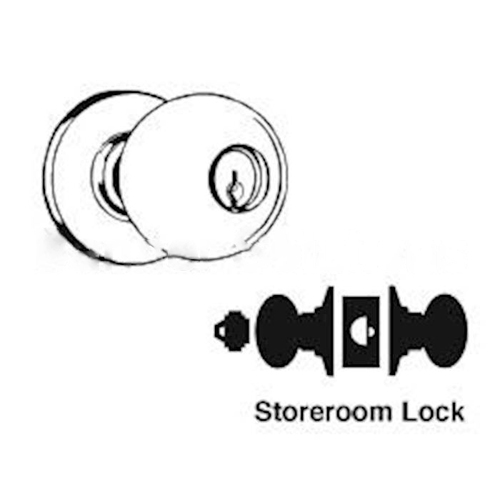 Schlage Commercial A80PDORB6261109610001 A80PD Orbit Storeroom