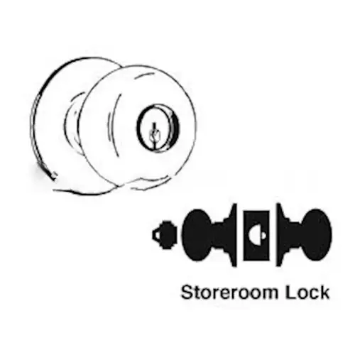 A Series Storeroom Plymouth Lock Less Keyway with 11096 Latch 10001 Strike Oil Rubbed Bronze Finish