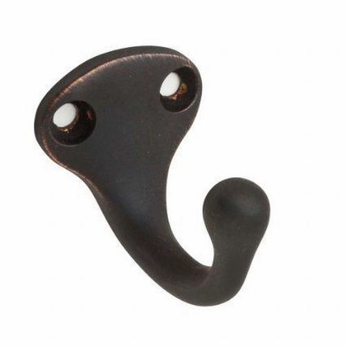 Aluminum Single Wardrobe Hook Aged Bronze Finish