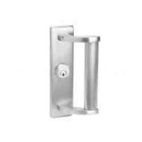 P957 Pull Nightlatch Trim RHR, Less Cylinder, Satin Chrome