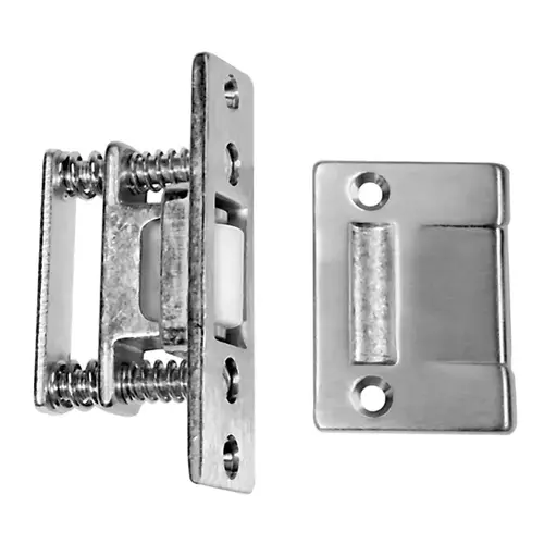 Roller Latch with Full Lip Strike Bright Chrome Finish