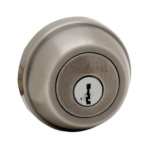 Double Cylinder Deadbolt with New Chassis SmartKey with RCAL Latch and RCS Strike Antique Nickel Finish