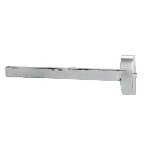 Fire-Rated 9300 Rim Exit Device, Satin Stainless Steel