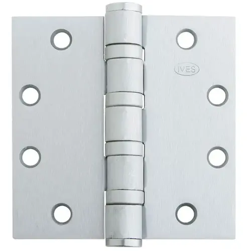 Ives Commercial 5BB1HW5412630NRP 5" x 4.5" Five Knuckle Ball Bearing Heavy Weight Hinge * Use 5BB1HW541232D * Bright Stainless Steel Finish