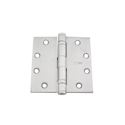 Ives Commercial 5BB1412652 4-1/2" x 4-1/2" Five Knuckle Ball Bearing Standard Weight Hinge Satin Chrome Finish