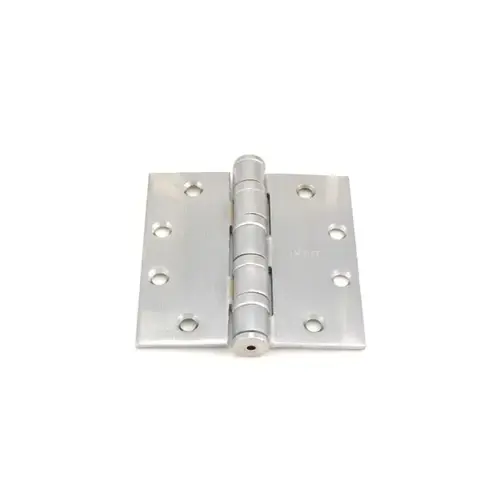 4-1/2" x 4-1/2" Five Knuckle Ball Bearing Heavy Weight Hinge Satin Stainless Steel Finish