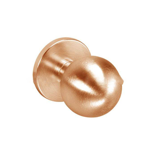 8847 Mortise Entrance or Apartment Knob Lockset, Satin Bronze