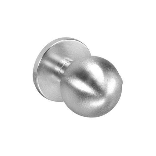 8808 Mortise Classroom Knob Lockset, Satin Chrome