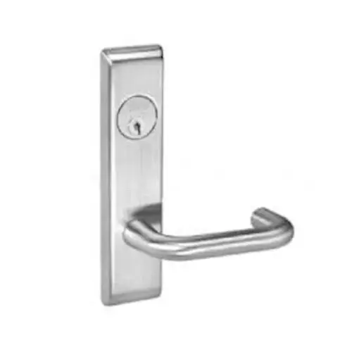 8805FL Mortise Storeroom Lever Lockset, Satin Chrome