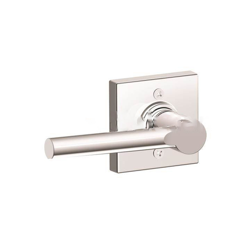 Broadway Lever with Collins Rose Half Dummy Lock Bright Chrome Finish