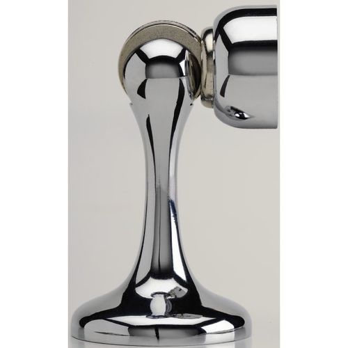 Carded Magnetic Door Holder and Stop Bright Chrome Finish