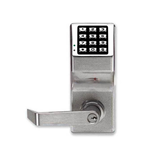 DL4100 Series Trilogy Privacy Cylindrical Electronic Digital Lock, Satin Chrome
