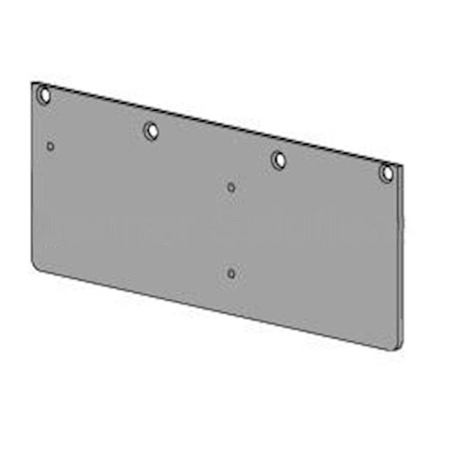 SC70 Series Door Closer Drop Plate, Aluminum Painted