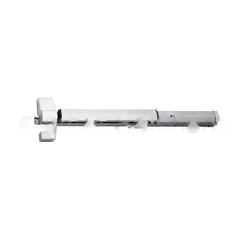 7150 Fire Rated Rim Squarebolt Exit Device, Satin Stainless Steel