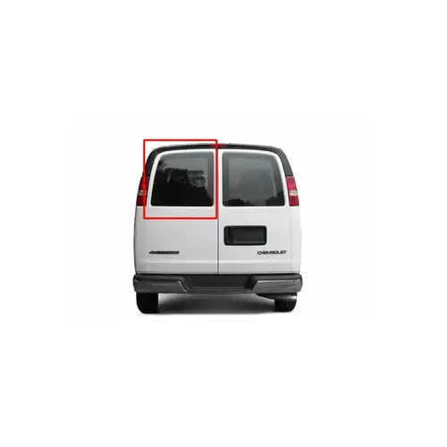 AM Auto CE03-LB P Window For Chevrolet Express 2003 Back Driver Side Fixed Glass