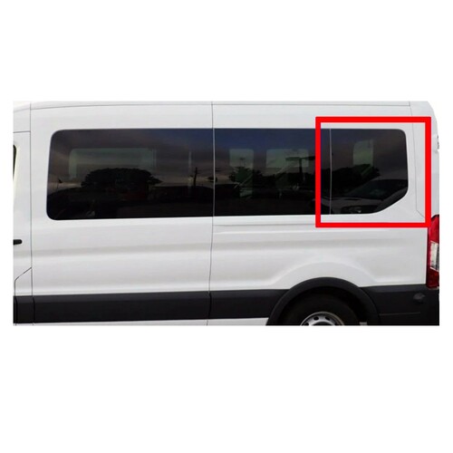 AM Auto FT14-L3L-2 P Window For Full Size Ford Transit Third Driver Side Fixed Glass Long (148")