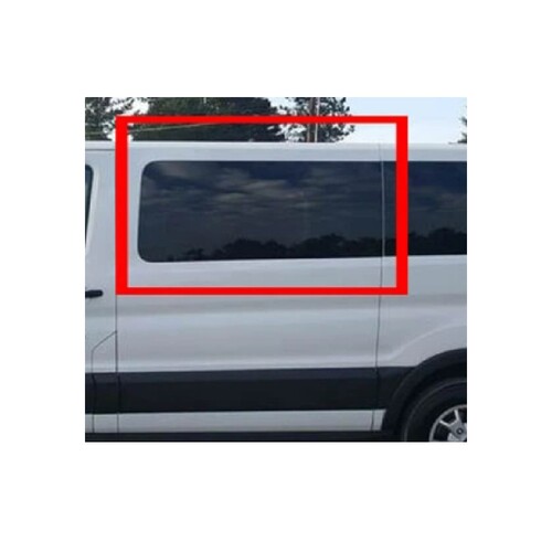 AM Auto FT14-LS1 P-XL Window For Full Size Ford Transit First Driver Side Sliding Door Glass XL Long (148"+)