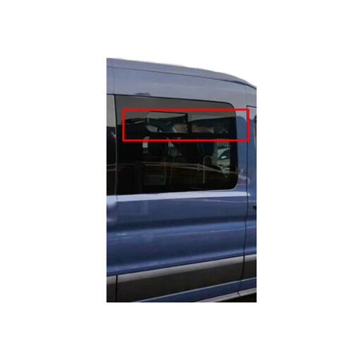 AM Auto FT14-RS1-TS P-M Window For Full Size Ford Transit First Passenger Side Top Slider Glass Medium (130")