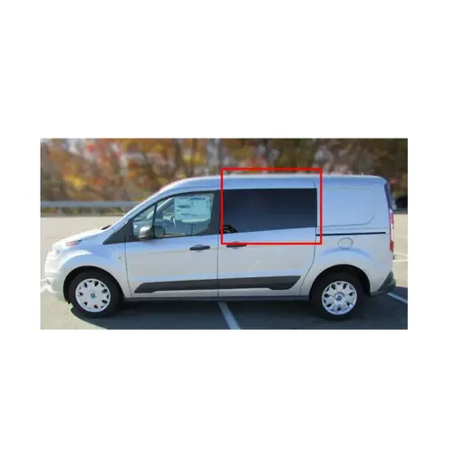 AM Auto FTC13-L1 P Window For Ford Transit Connect 2014 First Driver Side Sliding Door Glass Short (104.8")