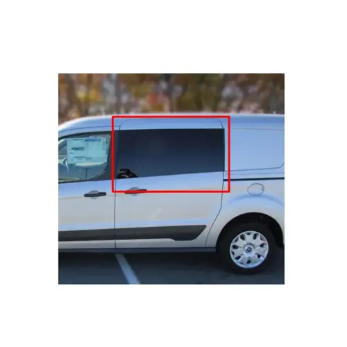 AM Auto FTC13-L1L P Window For Ford Transit Connect 2014 First Driver Side Sliding Door Glass Long (120.6")