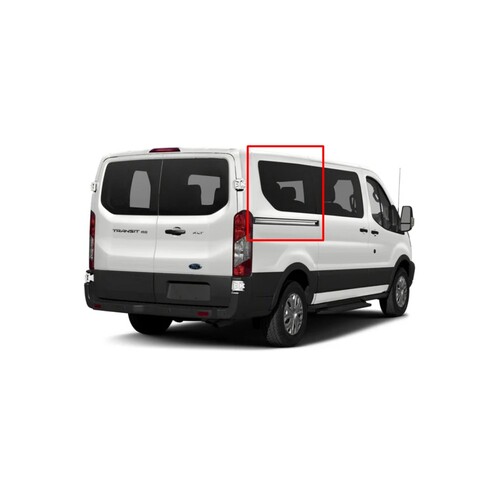 AM Auto FTL17-R2M P Window For Ford Transit (Low Roof) Second Passenger Side Fixed Glass