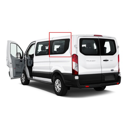 AM Auto FTL17-L2M P Window For Ford Transit (Low Roof) Second Driver Side Fixed Glass