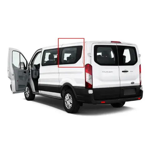 Window For Ford Transit (Low Roof) Second Driver Side Fixed Glass