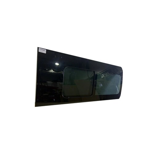 AM Auto FTL17-RS1-HSS P-M Window For Ford Transit (Low Roof) First Passenger Side Half-Slider Glass With Sliding Door & Screen Medium (130")