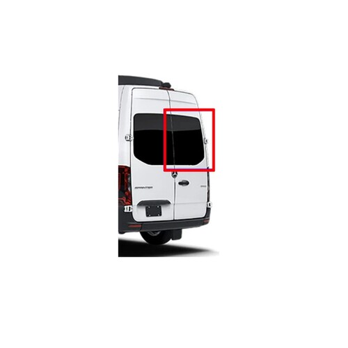 AM Auto MS18-RB P Window For Mercedes Sprinter - Year 2019-Present Back Passenger Side Fixed Glass / Privacy All Sizes