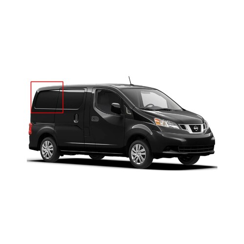 AM Auto NNV09-R2S P Window For Nissan NV200 / Chevrolet City Express Second Passenger Side Fixed Glass