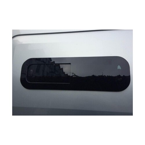 AM Auto UBW-RV-HS P Universal Bonded Van Bunk Window In Privacy Passenger Side Slider Vent 780 x 240