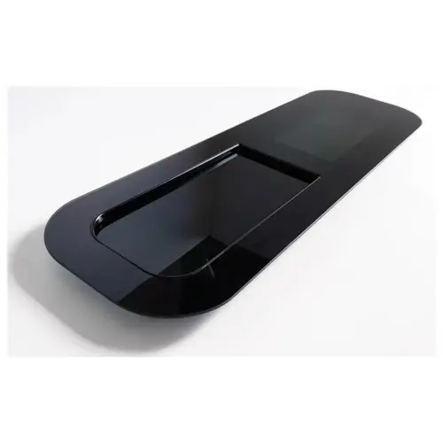 AM Auto UBW-RV-HSS P Universal Bonded Van Bunk Window In Privacy Passenger Side Half-Slider Glass With Screen 780 x 240