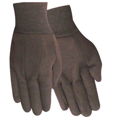 brown jersey gloves small