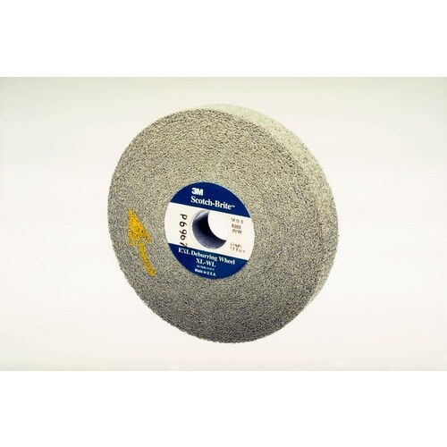 3M 61500004140 STWL Convolute Aluminum Oxide Medium Deburring Wheel Fine Grade Arbor